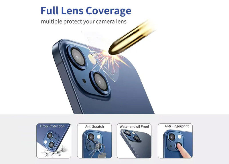 HD Transparent Eagle Eye Lens Camera Protector For IPhone 12 13 14
