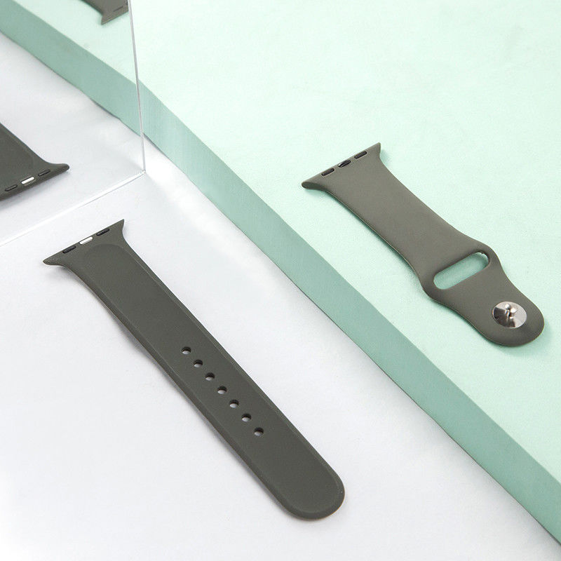 Classic Mens Silicone Watch Straps For Apple Watch Band